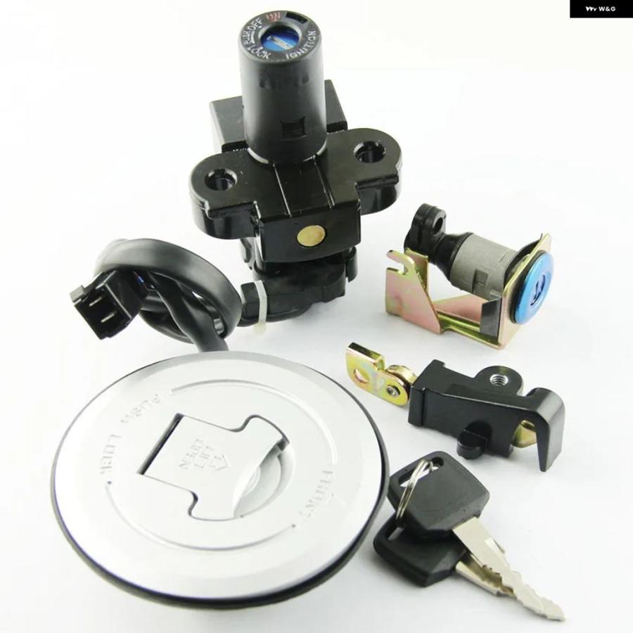 ブランド登録なし - 並行輸入品 自動二輪車 イグニッション 取り替えっこ燃え種屁っ放り 貯蔵タンク鳥打ち帽 取りまかなう シートロックキーセットキット ホンダ XRV750 アフリカツイン 1993-2000 35100-