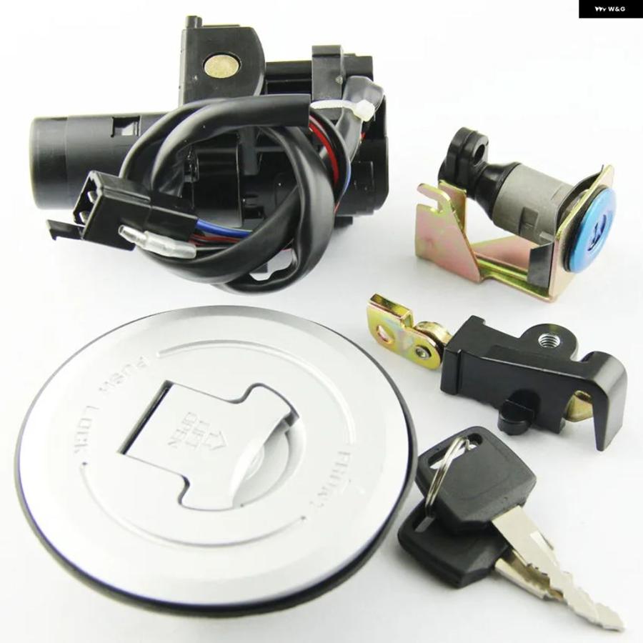ブランド登録なし - 並行輸入品 自動二輪車 イグニッション 取り替えっこ燃え種屁っ放り 貯蔵タンク鳥打ち帽 取りまかなう シートロックキーセットキット ホンダ XRV750 アフリカツイン 1993-2000 35100-