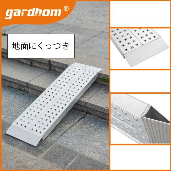 gardhom ラダーレール 長さ100CM 幅広 30CM 荷重540KG アルミ製 軽量 バイク スロープ 自転車 オートバ｜hakusan-shop｜05