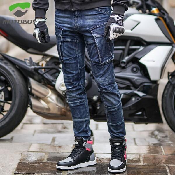 (MOTO-BOY) バイクパンツ ライディングパンツ プロテクトズボン ジーンズ ツーリング 膝・腰下プロ｜hakusan-shop｜07