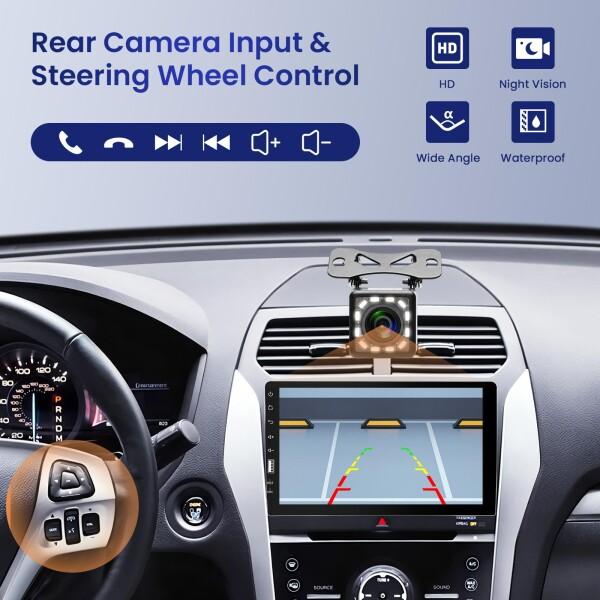 1DIN Carplayカーオーディオ、Hodozzy 9インチカーステレオ