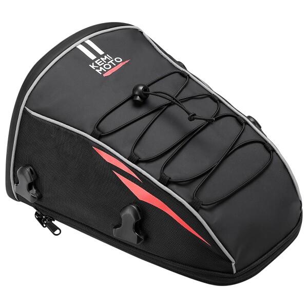 KEMIMOTO バイク用 シートバッグ 拡張機能あり7.5-9L シート