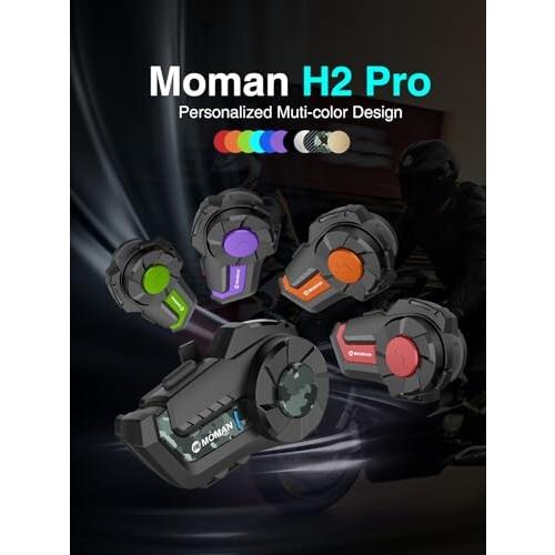 バイク インカム, Moman H2 Pro 1台 ヘッドセット パープル 1000m通信可能 2台同時接続対応 DSP&CVC機能 : 55073584617 : 白山SHOP - 通販 - Yahoo!ショッピング バイク インカム, Moman H2 Pro 1台 ヘッドセット パープル 1000m通信可能 2台同時接続対応 DSP&CVC機能 : 55073584617 : 白山SHOP - 通販 - Yahoo!ショッピング