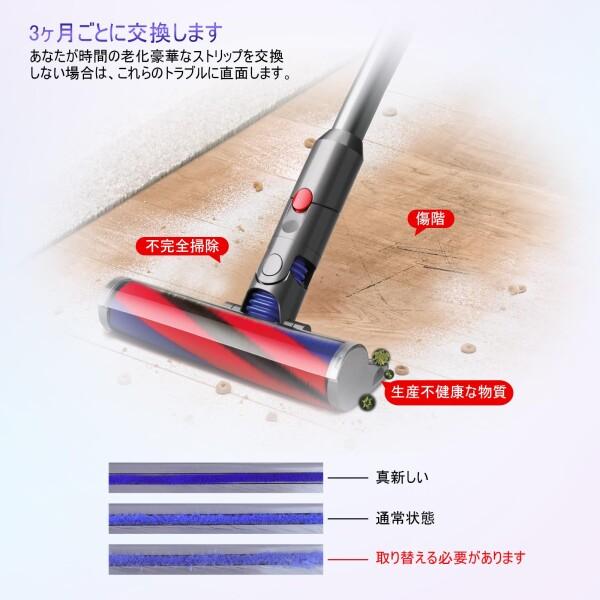 底面 フェルト ホイール 交換用 ダイソン V8 V10slim V12slim V15 SV18