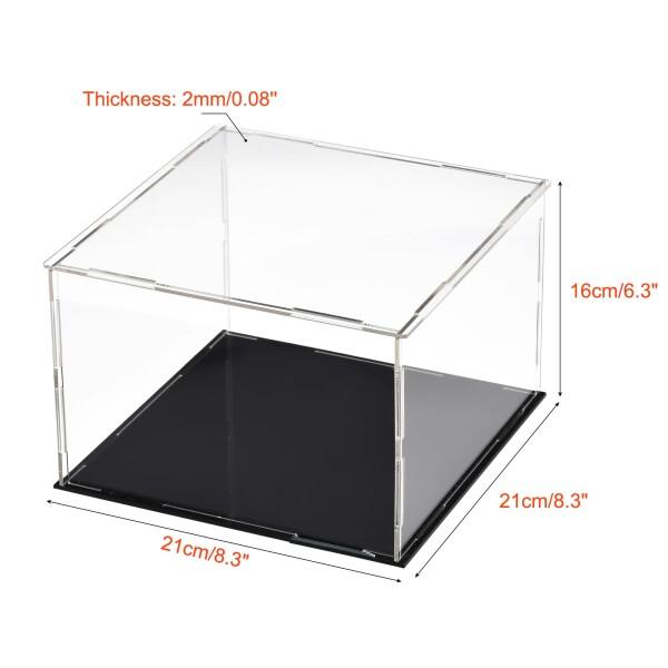 Edinstry アクリルボックス アクリルケース 高さ15cm 透明