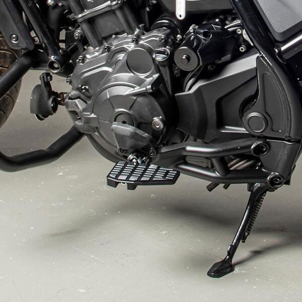 SHINKXMT オートバイドライバーワイドフロアボードライダーフットボードフットペグペダルフット