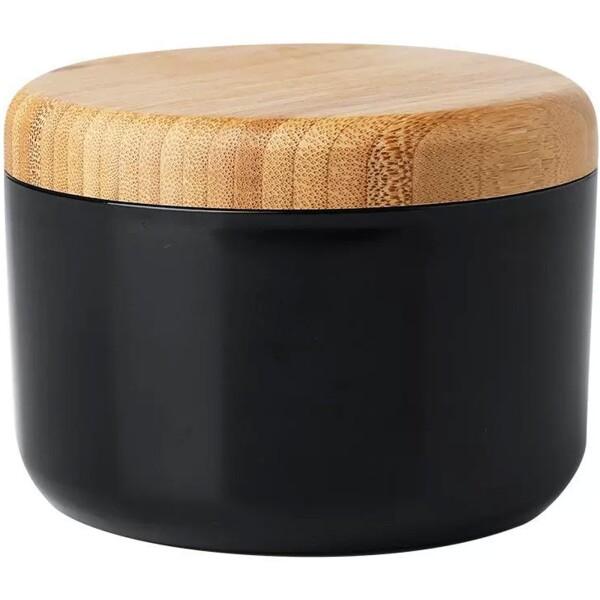 まちの波 灰皿 ステンレス×木製×PPの機能的融合 ふた付き 大容量 卓上 屋外 車用 携帯 はいざら の商品画像