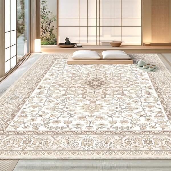 ラグマット 3畳 200×250cm 洗える ペルシャ風 メダリオン柄 滑り止め FORTSEA ラグマット 3畳 200×250cm 洗える ペルシャ風 メダリオン柄