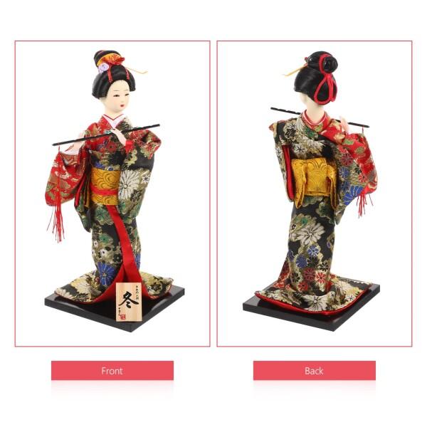 舞踊 舞妓 日本 30cm 日本のお土産 外国人へのプレセント 日本着物 芸者 モ デル の装飾 冬_4