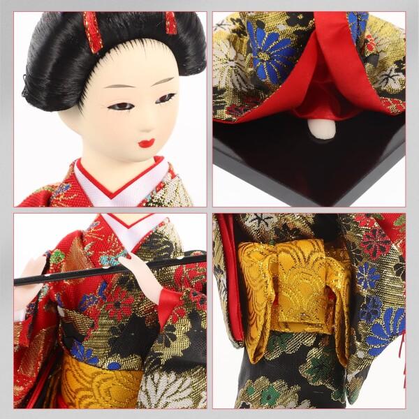 舞踊 舞妓 日本 30cm 日本のお土産 外国人へのプレセント 日本着物 芸者 モ デル の装飾 冬_5