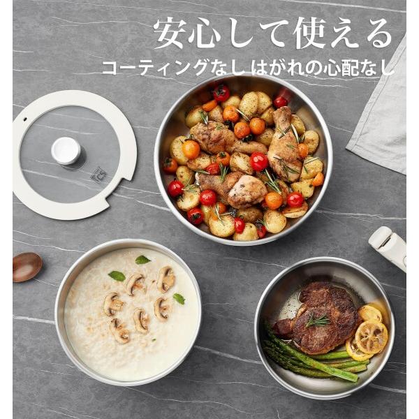 KOCH SYSTEME CS ステンレス フライパン セット 7点 鍋セット とっての