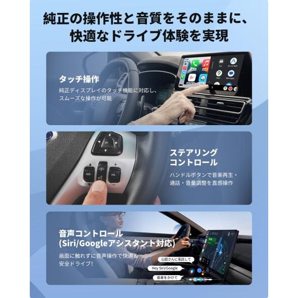 OTTOCAST オットキャスト Mini ワイヤレスCarPlay/Android Auto