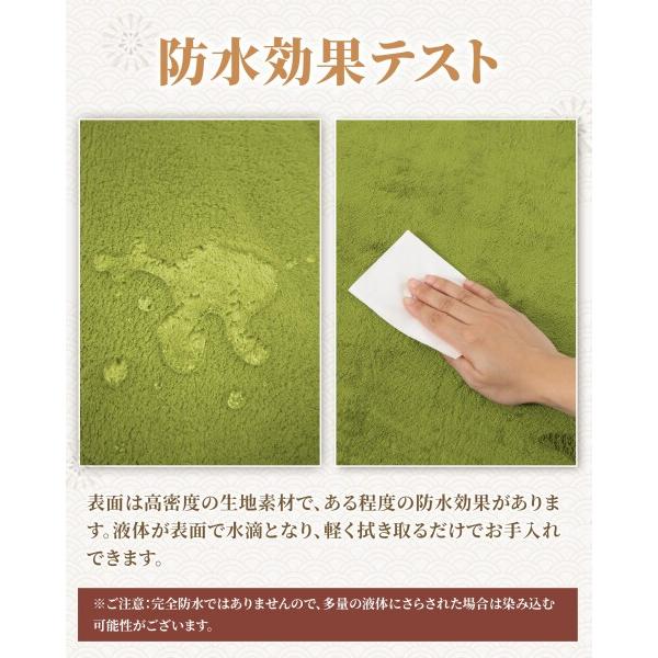 Huloo Sleep 極厚3.5cm 低反発ラグマット 厚手 35mm カーペット 防音 すべり止め 珊瑚絨毯 撥水加工 無_3