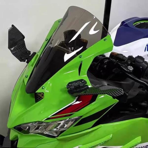 For GSX R125 GSX-R125 gsx r125 風翼バックミラーオートバイミラーオートバイ翼ミラー風翼反射鏡隠しミの画像