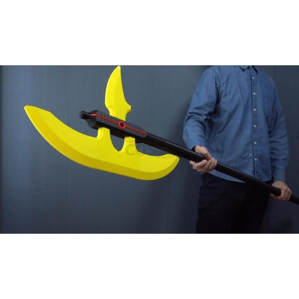 コスジェイ コスプレ用 双月 斧 武器 ワールドトリガー 小南桐絵 分割式_7