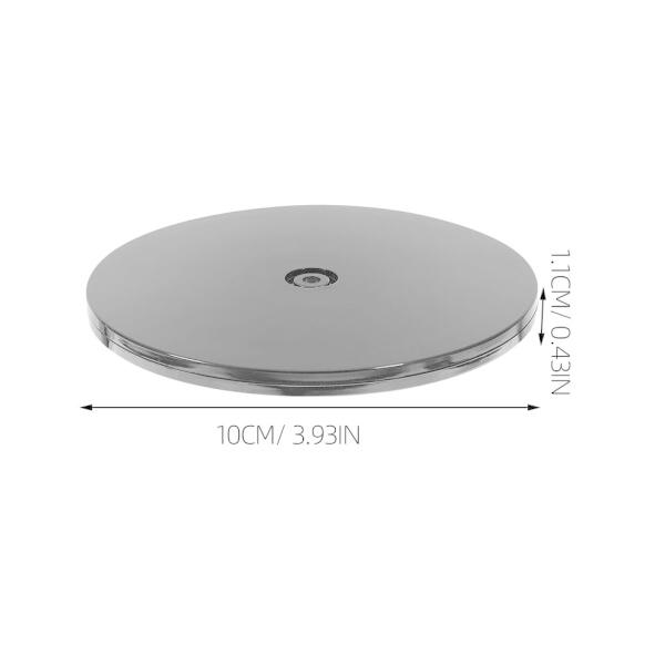 BIUDECO ケーキ回転台 3.94インチ 360度回転ターンテーブル 軽量