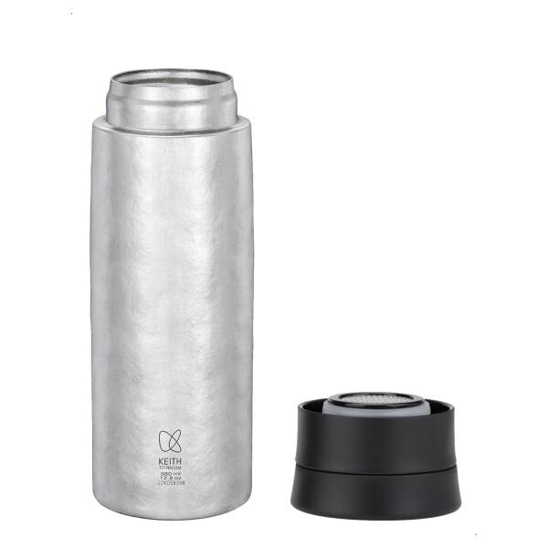 Keith And Thomas KEITH チタン 水筒 魔法瓶 380ml ボトル 超軽量頑丈