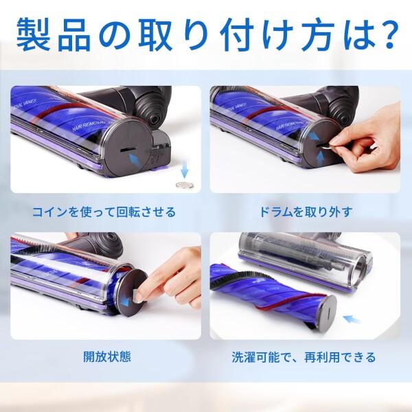 KELUKE SV18ヘッド、ダイソンと交換性ある Digital Slim Fluffy (SV18