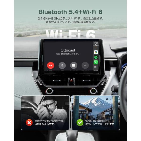 Y.K オットキャスト 2025新型 Play2Video オットキャスト Ottocast Play2Video Ultra + リモコン付き セット