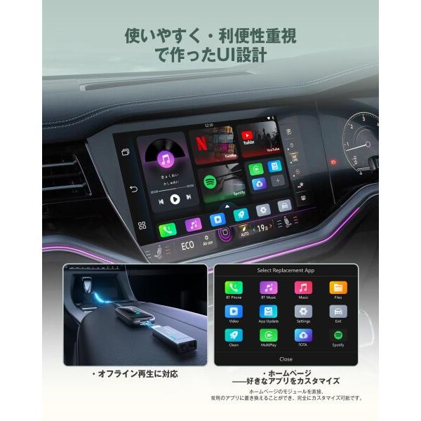 オットキャスト Ottocast Play2Video Ultra + リモコン付き セット