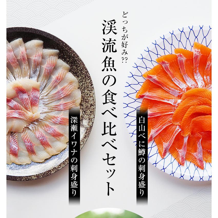 Sale 67 Off 刺身 冷凍 イワナ ニジマス 食べ比べセット 各3人前 だし醤油付き 養殖 川魚 盛合わせ 敬老の日 ギフト Mwh Gov Jm