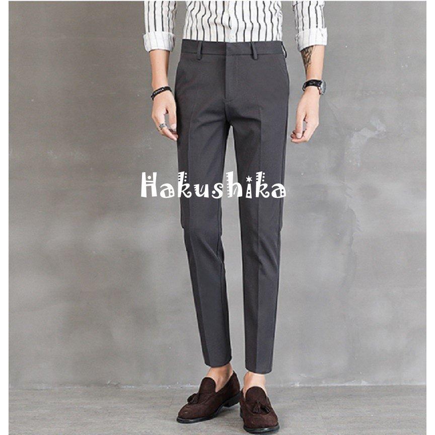 紳士用 ロングパンツ スリムパンツ スーツパンツ ストレートパンツ メンズ 無地 薄手 スラックス ボトムス 春秋