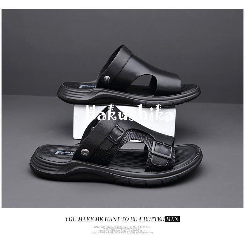サンダル メンズ おしゃれ アウトドア スポーツ ビーチサンダル フラット リアルレザーサンダル レザー ローマグラディエーター 夏 履きやすい 歩きやすい 信頼 レザー