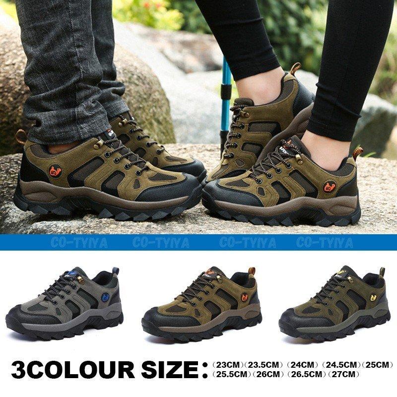 トレッキングシューズ レディース メンズ 登山靴 カップル ペアルック お揃い ゴアテックス 疲れない スポーツシューズ 運動靴 アウトドア 軽量 18dsx04 最大72 オフ