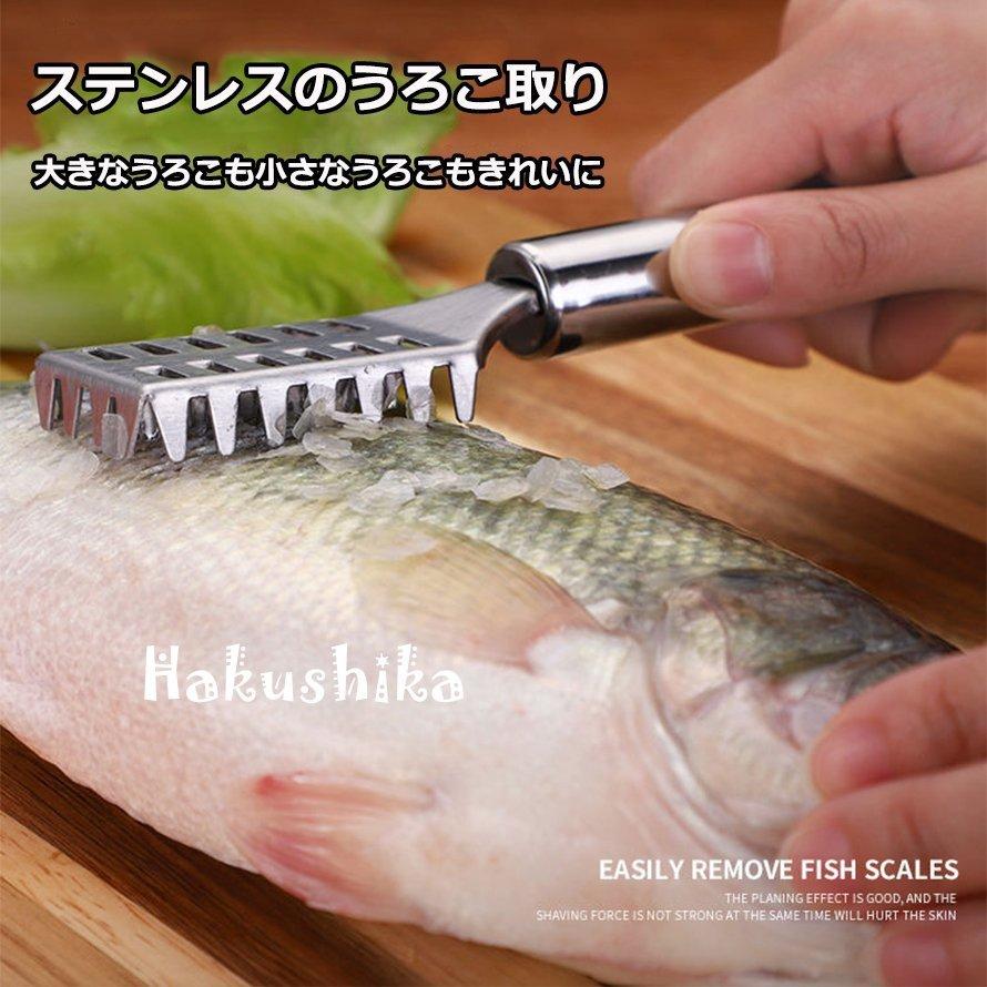最大78 Offクーポン ウロコ取り ステンレス キッチンツール 調理器具 魚