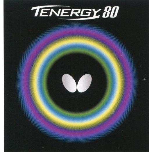 バタフライ 裏ラバー テナジー80 ブラック 厚(1枚入) BUTTERFLY - バタフライ 裏ラバー テナジー80 ブラック 厚(1枚入)の