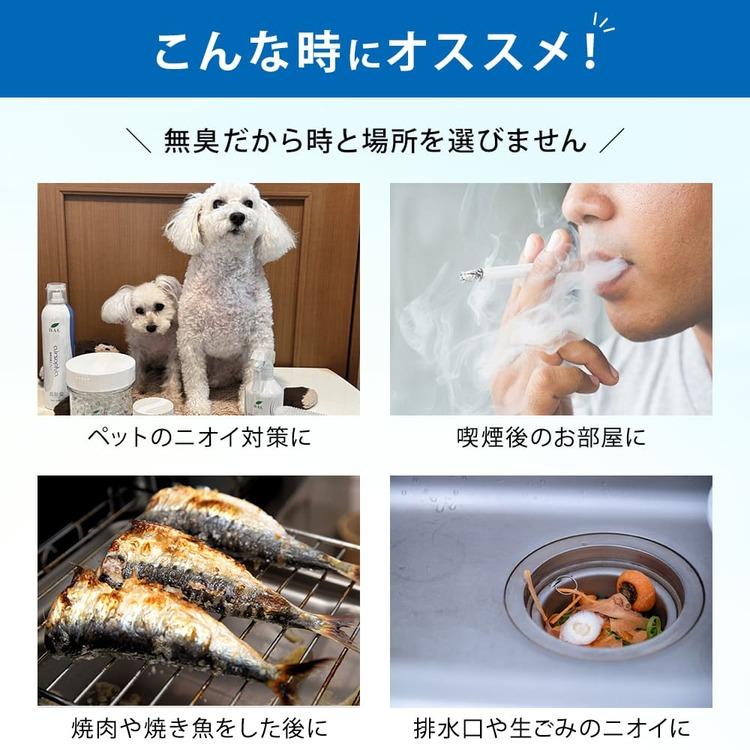 無臭 無香料 瞬間消臭スプレー 420ml |  空間用 消臭剤 トイレ ペット 部屋 生ゴミ 排水口 キッチン 焼肉 焼き魚 寝室 臭い消し エアソフィア | ハル・インダストリ | 06