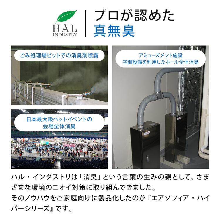 消臭剤 お試し５点セット | 無臭 無香料 消臭 強力 におい消し 部屋 ペット 猫 トイレ 汗臭 玄関 ゴミ箱 冷蔵庫 靴 キッチン ハル・インダストリ 爆買 | ハル・インダストリ | 12