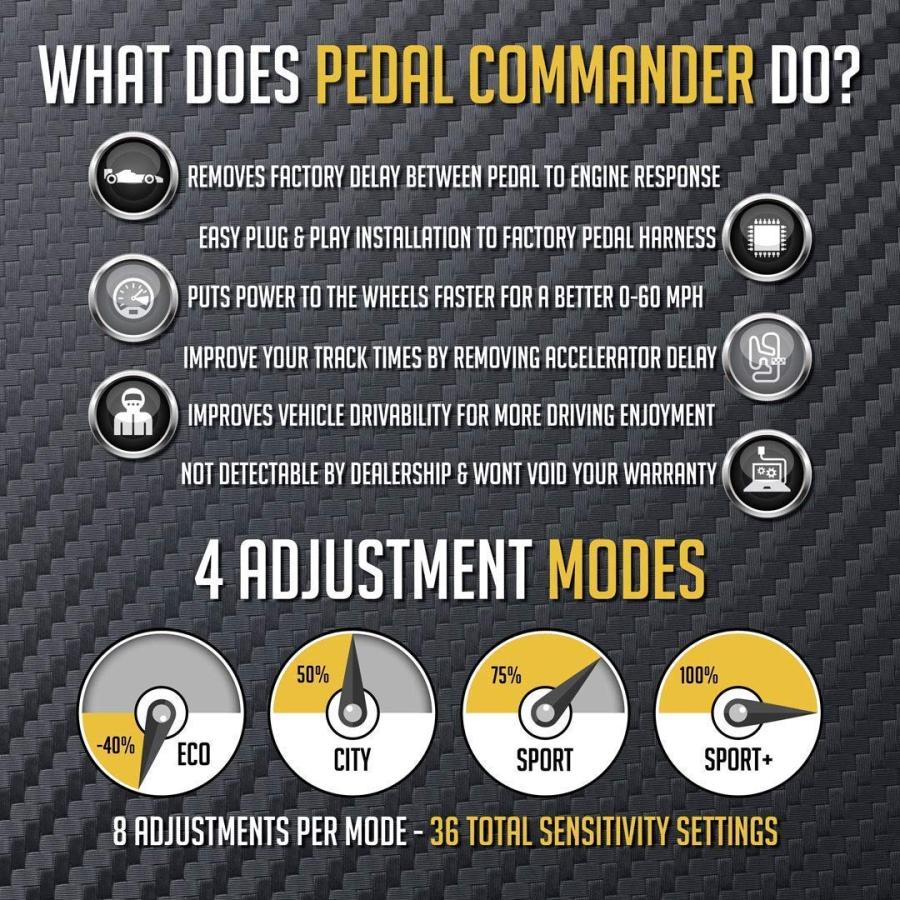 【2022A/W新作★送料無料】 Pedal Commander Throttle Response Controller PC31 Bluetooth for Dodge