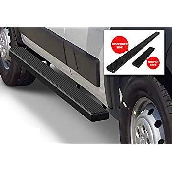 希少 APS iBoard (Black Powder Coated 5 inches) Running Boards Nerf Bars Sid