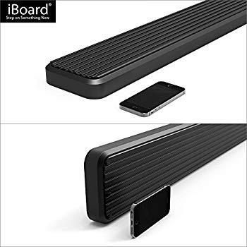 希少 APS iBoard (Black Powder Coated 5 inches) Running Boards Nerf Bars Sid