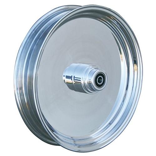 おまけ付 Ultima Solid Billet Polished Aluminum Front Wheel， 16 x 3.5， Single