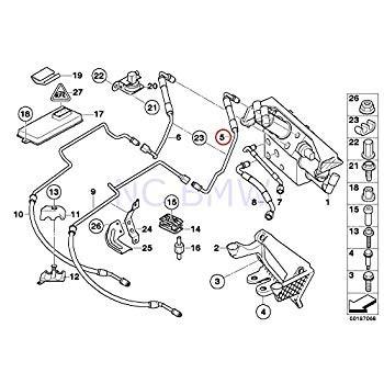 Genuine BMW 5 Series E60 Dynamic Drive Valve Block Pressure Line OEM 3