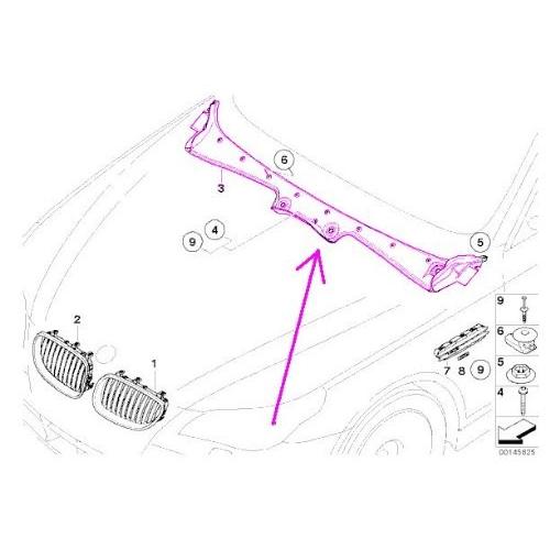 BMW e60 e61 Windscreen Wiper Motor Covering GENUINE 20191028132247