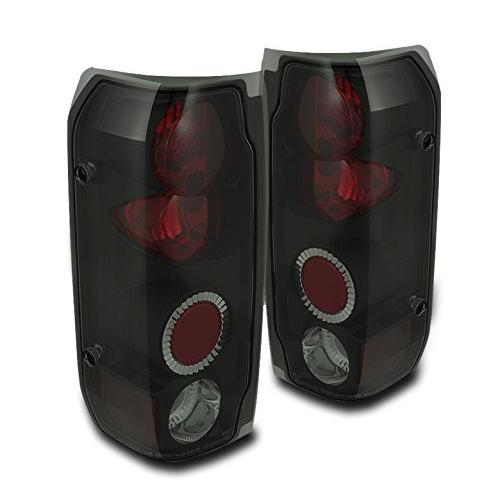 ZMAUTOPARTS Tail Brake Lights Rear Lamps Black/Smoke For 1987-1996 For