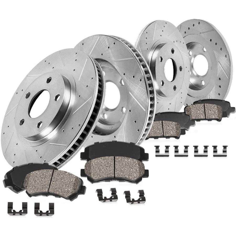 廃盤商品 Callahan CDS03716 FRONT 345mm + REAR 331.5mm D/S 5 Lug 4 Rotors + Cera