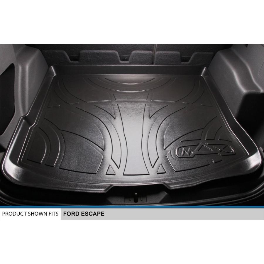 MAXLINER Floor Mats 2 Rows and Cargo Liner Set Black for 2013-2018 For
