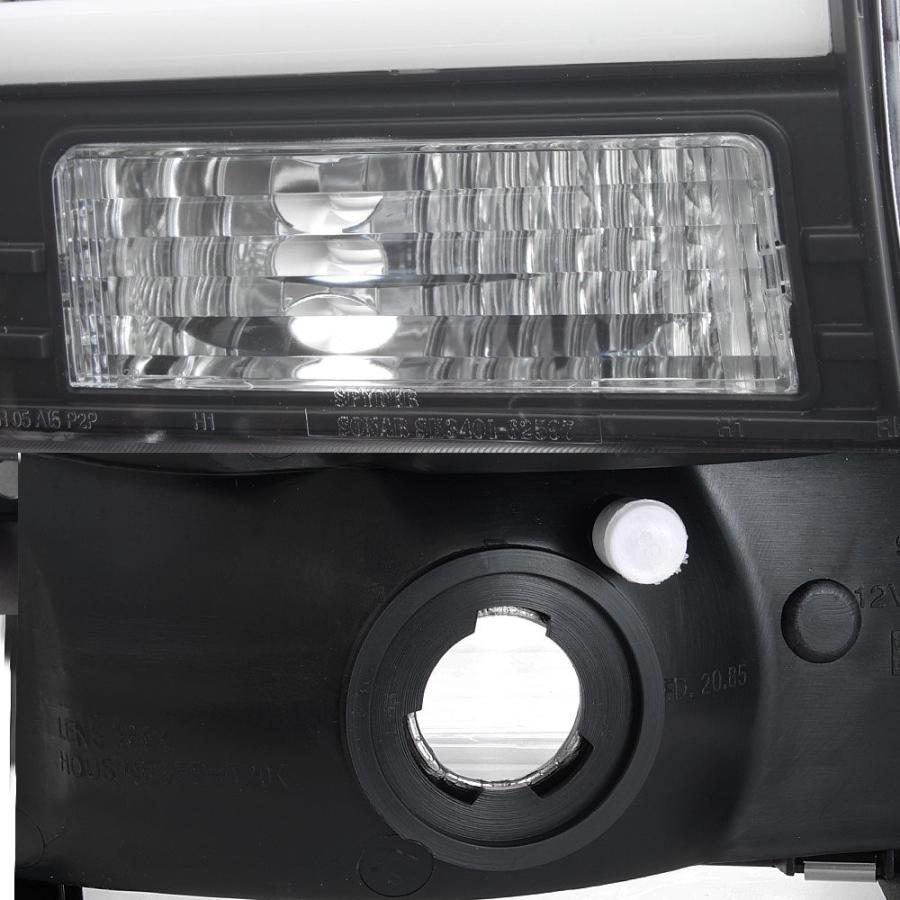 クリアランス超安い For 99-04 Ford F250 F350 F450 F550 SuperDuty Pickup LED Tube Bar Black