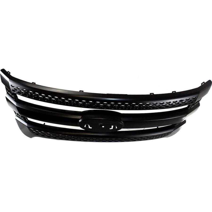 【人気No.1】 Grille Assembly Compatible with 2011-2015 Ford Explorer Plastic Painte