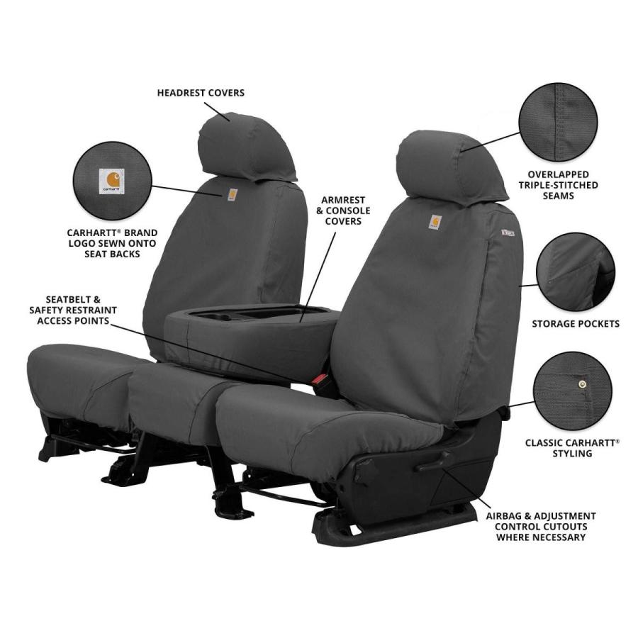 Covercraft Carhartt SeatSaver Second Row Custom Fit Seat Cover for Sel