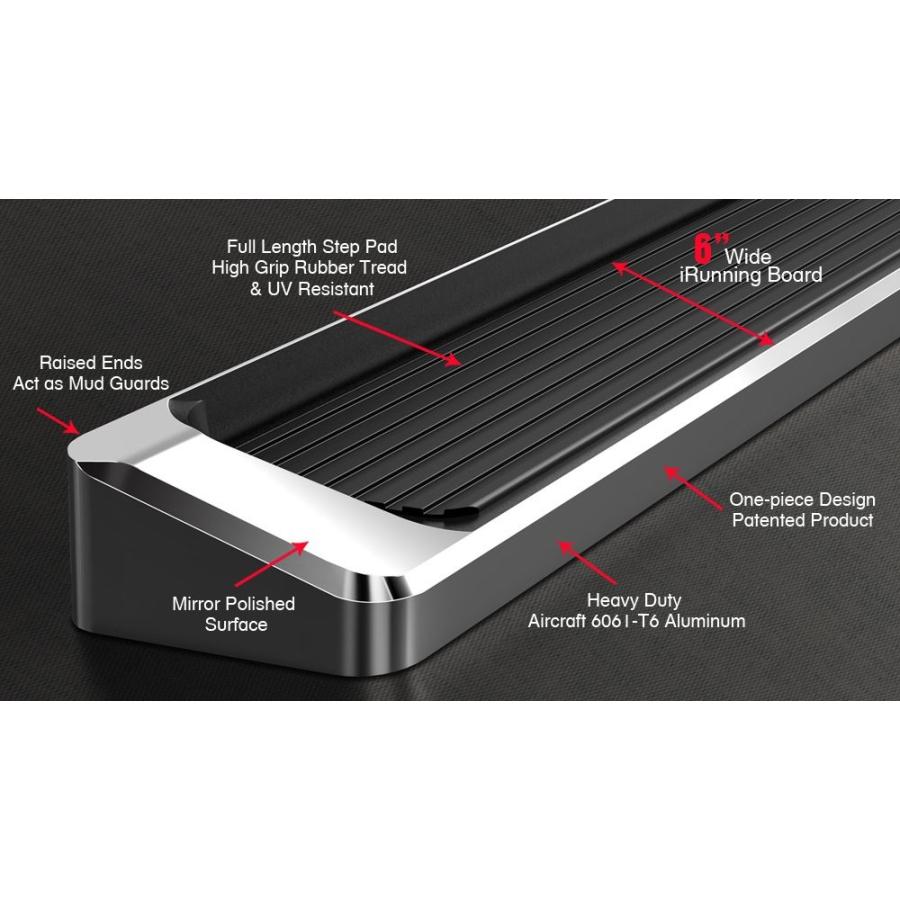 夏セール開催中 MAX80%OFF！ APS iBoard (Silver Running Board Style) Running Boards Nerf Bars Side