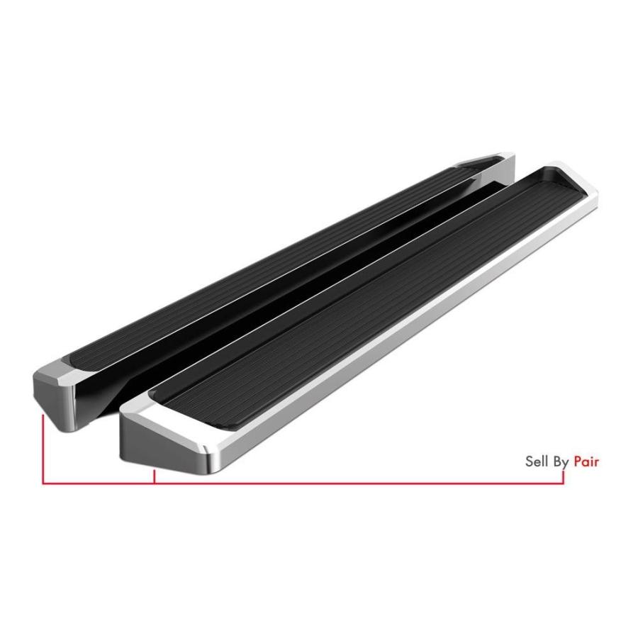 夏セール開催中 MAX80%OFF！ APS iBoard (Silver Running Board Style) Running Boards Nerf Bars Side