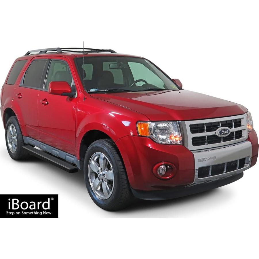 APS iBoard (Black Powder Coated 4 inches) Running Boards Nerf Bars Sid