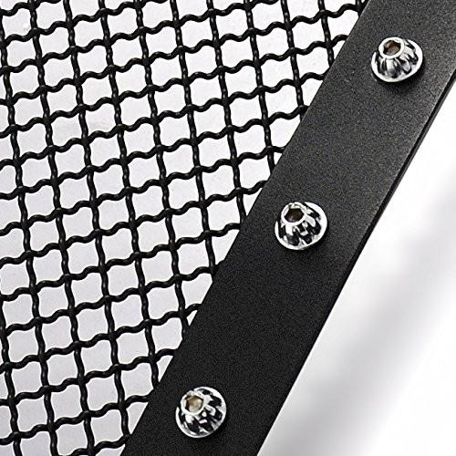 APS Compatible with 2015-2017 Ford F-150 Stainless Steel Black Mesh Ri