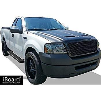 APS iBoard Third Generation 5-Inch Black Aluminum Running Boards Side