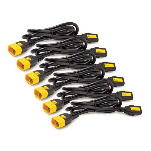 APC Cables APC Power Cord Kit (6 EA), Locking, C13 to C14, 0.6m